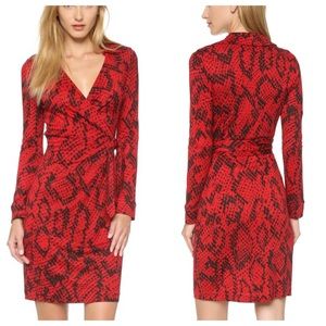Diane Von Furstenberg Savannah Faux wrap dress